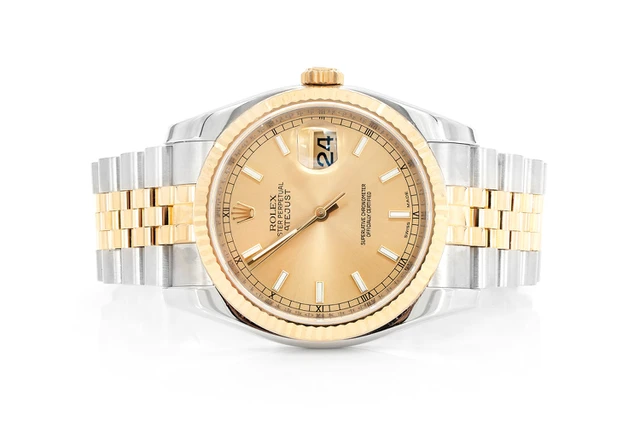 rolex date just 36mm steel/